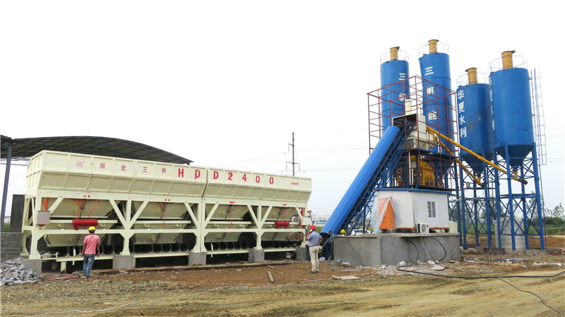運城湖北華夏水利棗陽北郊攪拌站 Hubei huaxia water conservancy larger northern suburb of mixing plant