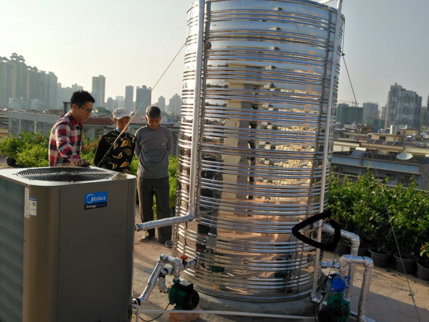 空气能热水商用机