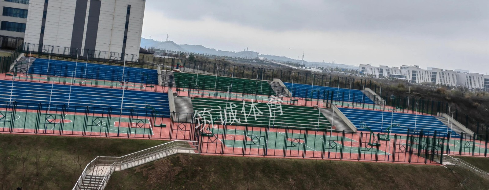 OPPO（重庆）智能生态科技园一期景观工程B标段篮球场